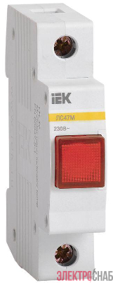 Лампа сигнальная ЛС-47М красн. IEK MLS20-230-K04