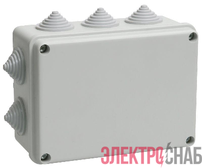 Коробка распаячная ОП 150х110х70 IP55 KM41242 (10 каб.ввод.) IEK UKO10-150-110-070-K41-55