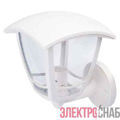 Светильник светодиодный садово-парковый ДБУ 07-8-001 Дели 8Вт 3000К IP44 4 гранный настенный бел. Эра Б0064217