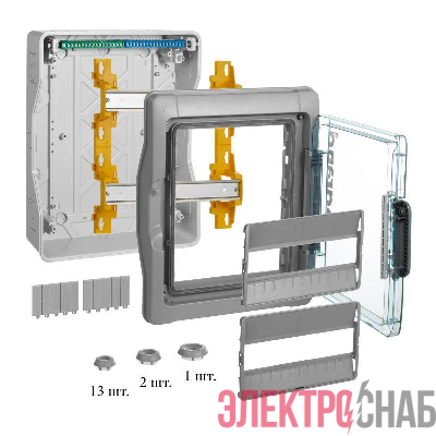 Бокс ОП Plexo3 IP65 24м(2х12) N+PE Leg 601982