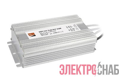 Блок питания для светодиодной ленты 240Вт 10А 24В IP67 BSPS влагозащ. метал. Pro+ JazzWay 5024236