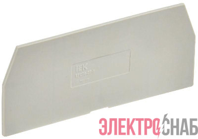 Заглушка для CTS-DT 6кв.мм сер. IEK YCT15-04-K03-006-ZGL