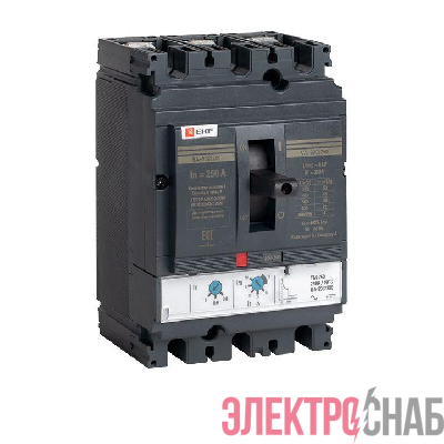 Выключатель автоматический 3п 250/250А 45кА ВА-99C Compact NS PROxima EKF mccb99C-250-250