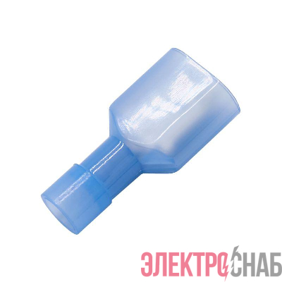 Наконечник изол. "вилка" 1.5-2.5кв.мм отв. d6.3х0.8мм син. (уп.50шт) DKC 2B22TP