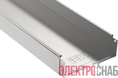 Лоток листовой неперфорир. 300х100 L3000 сталь 1.2мм IEK CLN10-100-300-120-3