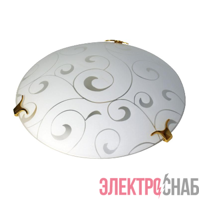 Светильник НПБ 01-2х60-139 М16 "Морокко" 300 60Вт E27 IP20 матов. бел./клипсы зол. (инд. упак.) Элетех 1005204323