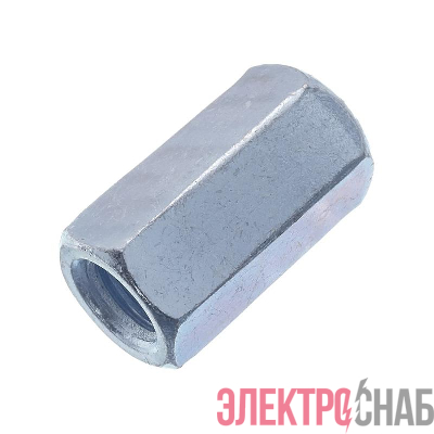 Гайка соединительная М8 DIN 6334 класс прочн. 6 цинк (уп.50шт) пакет СТРОЙМЕТИЗ UTORM3050058
