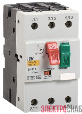 Пускатель ПРК64-80 In=80A Ir=56-80A Ue 660В IEK DMS22-80