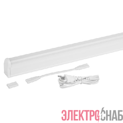 Светильник светодиодный LLED-01-08W-4000-W 8Вт 4000K L572мм линейный с выключателем Эра Б0017425