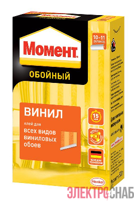 Клей обойный "Момент Винил" 500г Момент Б0034798