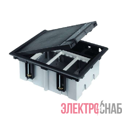 Лючок 3 S-мод. Simon Connect глуб. 90-120мм посадка 170х210мм сер. SF310-1