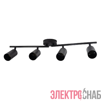 Светильник PCL-0504 4xGU10 IP20 230В BL настен./потолочн. декор. под лампу JazzWay 5066724