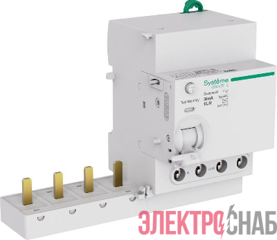 Блок дифференциального тока 4п 63А 30мА тип AC Systeme9 400В SE S9V12463