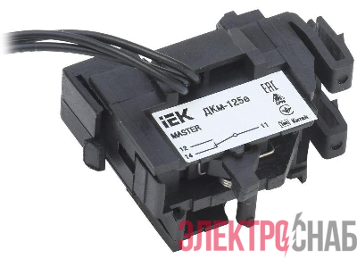 Контакт дополнительный ДКм-125е (ДКм-32) MASTER электрон. расцеп. IEK SVA11D-DK-1-02
