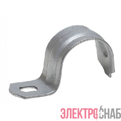 Скоба однолапковая d16-17мм метал. (уп.100шт) SMO-16-17 Эра Б0036404
