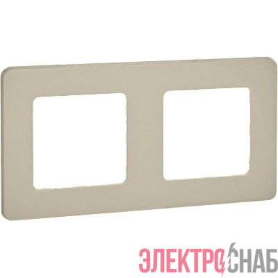 Рамка 2-м Inspiria сл. кость IEK 673941