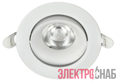 Светильник светодиодный ДВО 1813 9Вт 4000К IP20 поворотн. круг бел. IEK LTP-DSO0-1813-09-40-K01