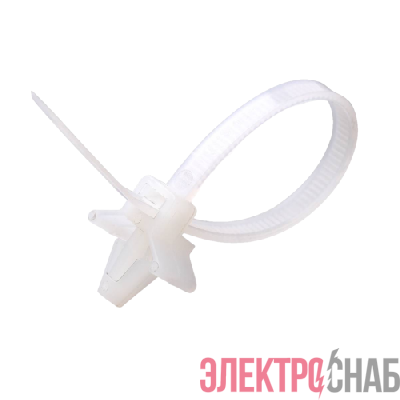 Хомут анкерный 4.8х190 NO-225-216 нейлон. бел. (уп.50шт) Эра Б0066344