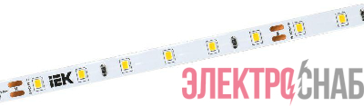 Лента светодиодная LSR-2835WW60-6-IP20-24В (уп.5м) IEK LSR6-1-060-20-1-05-1