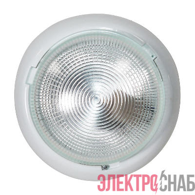 Светильник НБО 23-60-001 "Раунд" d220 1х60Вт E27 IP44 корпус бел. Элетех 1005500564