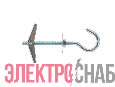 Анкер складной пружинный с крюком М6 пакет Tech-Krep 103900