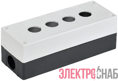 Корпус КП104-Р 4-м для кнопок бел. IEK BKP10-4-K01-R