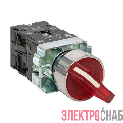 Переключатель BD21 2P с красн. подсветкой 230В NO PROxima EKF xb2-bk21-r-230