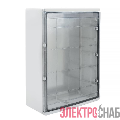 Корпус ударопрочный ЩМПп 800х600х260 IK10 IP65 прозр. дверь АБС пластик PRIZMA TOKOV ELECTRIC TKE-PZ-CPB10-IK10-IP65