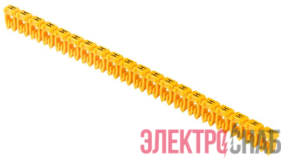 Маркер открытого типа KE 1.5-2.5кв.мм символ &amp;quot;H&amp;quot; (уп.200шт) IEK UMK-KE2-H
