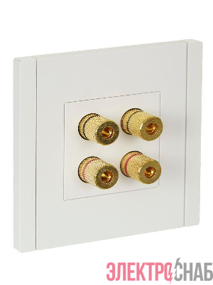 Аудиорозетка 4-м FORTE&PIANO FP239 бел. IEK FP-S40-K01