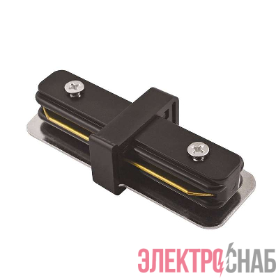 Коннектор I-образный PTR CI-BL накладной/подвесной шинопровод черн. JazzWay 5010758