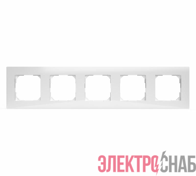 Рамка 5-м Pixel бел. TOKOV ELECTRIC TKE-PX-RM5-C01