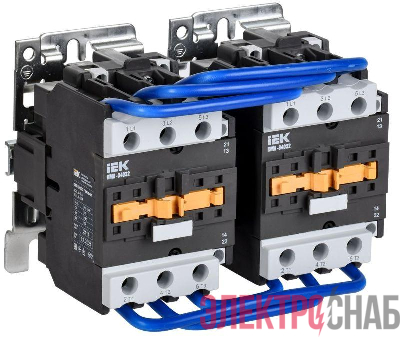 Контактор КМИ-34032 реверс 40А 400В/АС3 2НО 2НЗ IEK KKM33-040-400-22-1