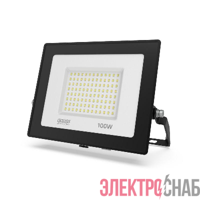 Прожектор светодиодный Elementary 100Вт IP65 6500К 8500лм PROMO G3 черн. GAUSS 613100100P