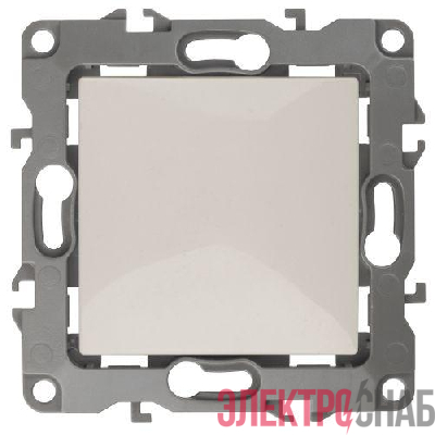 Переключатель 1-кл. СП Эра12 12-1103-02 10А IP20 250В 10AX механизм сл. кость Эра Б0014640