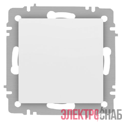 Кнопка Accent 6-109-01М 10А-250В IP20 СУ бел. матов. Intro Б0063604