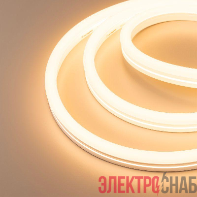 Лента светодиодная MOONLIGHT-SIDE-X336-12х24mm 230V Warm 2400К 11Вт/м IP65 wire x1 грибовидная форма герметичная (уп.50м) Arlight 055521