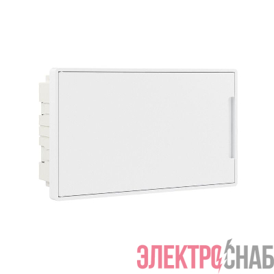 Щиток встраиваемый Фрейм (FRAME) ЩРв-п-18 18мод. с бел. дверцей с 2 шинами PEN на 8 и 10 отверст. бел. DKC F18B1WW