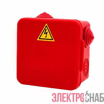 Коробка распределительная огнестойкая 80х80х50мм IP54 FIREFORT КРОПС-П3 FRJB-KM-P3-2.5-02-КРОПС-IP54 КРОПС-П3 для кабелей до 2.5кв.мм 2 клеммы КМ KR0036
