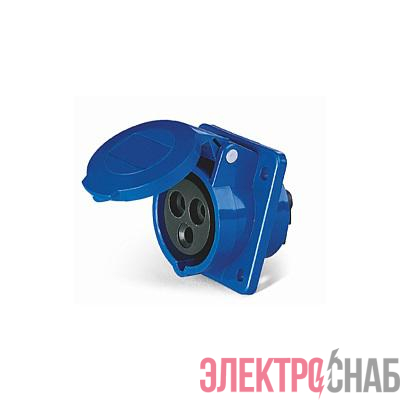 Розетка стационарная СП PPC 413 16А 3п 2Р+РЕ 220В IP44 Pro JazzWay 5072930