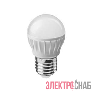 Лампа светодиодная 61 137 OLL-G45-8-230-6.5K-E27 8Вт ОНЛАЙТ 61137
