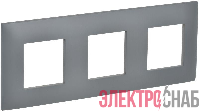 Рамка 3-м SKANDY SK-F03Gr сер. IEK SK-M32-K03