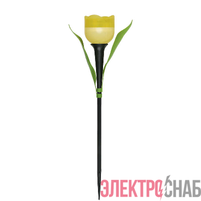 Светильник садовый USL-C-452/PT305 "Желтый тюльпан" YELLOW TULIP IP44 солнечная батарея Uniel UL-00004277
