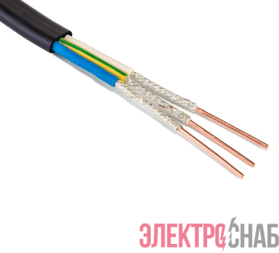 Кабель ВВГ-Пнг(А)-FRLSLTx 3х2.5 (N PE) 0.66кВ (уп.100м) ПромЭл 13475930