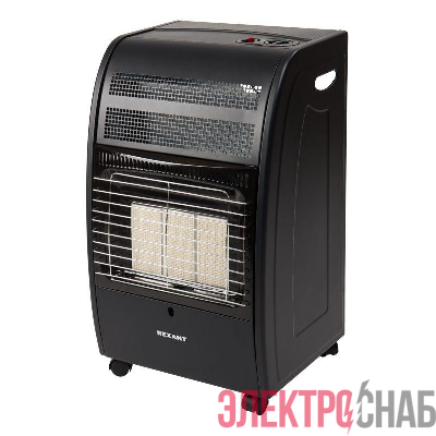 Обогреватель инфракрасный газовый для дома 4.2кВт для баллона 27л черн. Rexant 60-0022