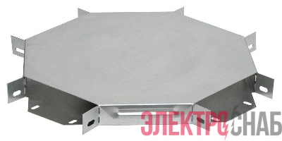 Ответвитель для лотка 80х100мм Х-образ. IEK CLP1X-080-100