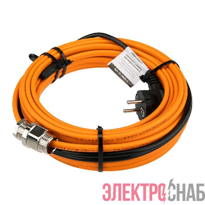 Кабель греющий саморег. 10 ККНС 2ЛПп-ЭЛ 65/85 в трубу 10м/100Вт PROconnect 51-0605-4