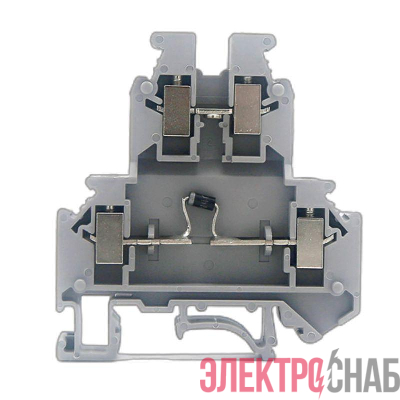 Клемма со встроенным диодом винтовой зажим 4 точки подключения 4кв.мм сер. DKC GUR-D-C