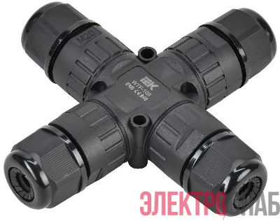 Коннектор кабельный герметичный WTP-108 3 PIN IP68 IEK UWC10-X-024-3-68
