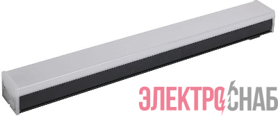 Светильник светодиодный линейный 1010 20Вт 4000К 600мм магист. черн. IEK LT-LDCK-8-1010-020-40-K02